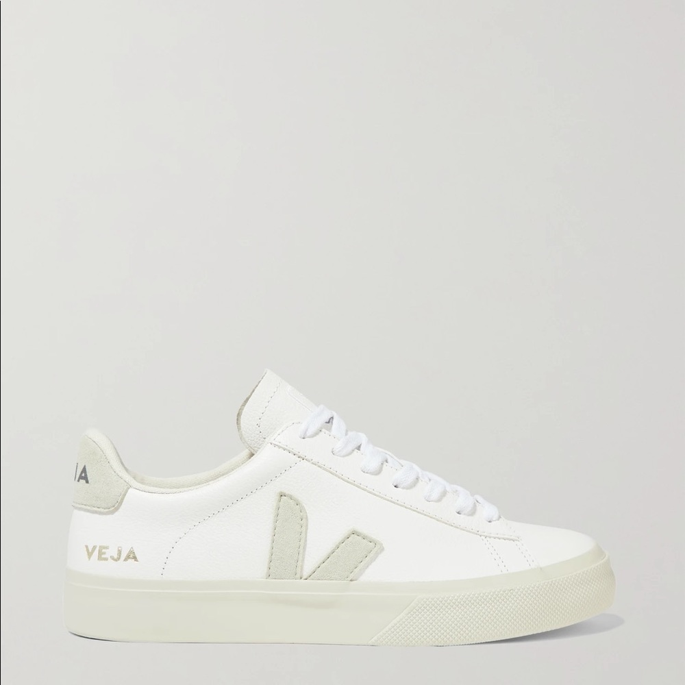 Veja + NET SUSTAIN Campo leather and suede sneakers